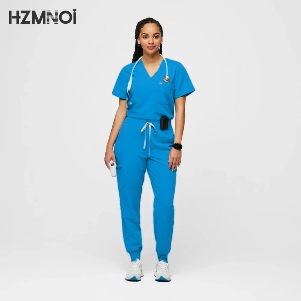 Ladies Scrubs Set Medical Tshirt Pharmacy Women Fashionable Nursing Scrub Overalls Beauty Salon Shirt Nurse Uniform for Hospital