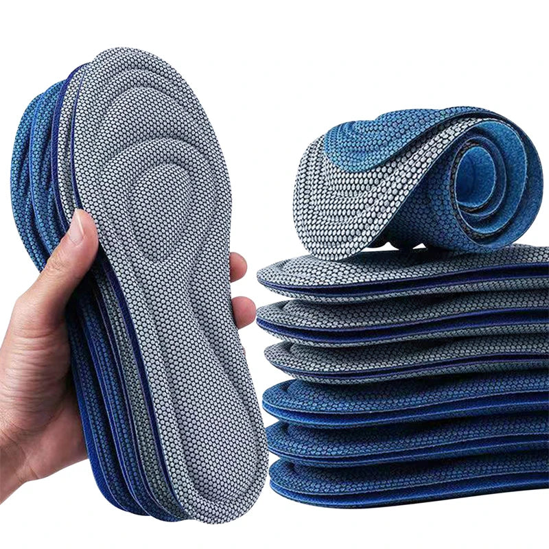 Foot Acupressure Insole Men Women Soft Breathable Sports Cushion Inserts Sweat-absorbing Deodorant Orthopedic Shoe Sole