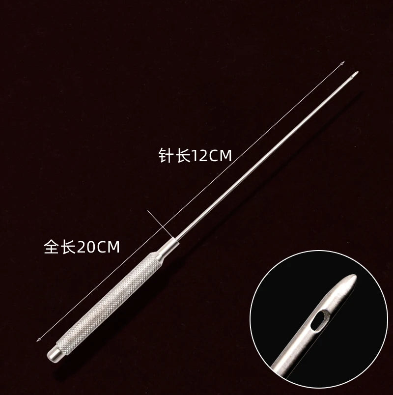 Aesthetic plastic surgery thread sculpture wire guide needle guide needle facial peeler facelift lifting peeling needle peeling