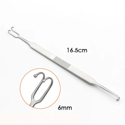 Double Eyelid Instrument Eyelid Retractor Pouch Double Tooth Retractor Nose Integrated Cosmetic Plastic Ophthalmic Surgery Tool