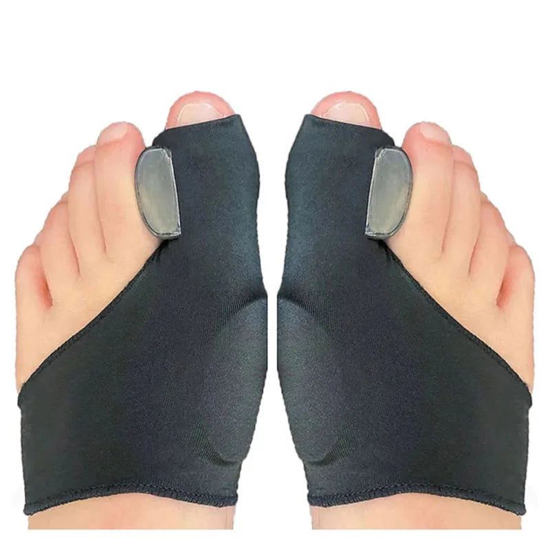 2Pcs Toe Separator Hallux Valgus Bunion Corrector Orthotics Feet Bone Thumb Adjuster Correction Pedicure Sock Straightener Tools