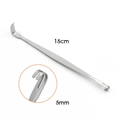 Double Eyelid Instrument Eyelid Retractor Pouch Double Tooth Retractor Nose Integrated Cosmetic Plastic Ophthalmic Surgery Tool
