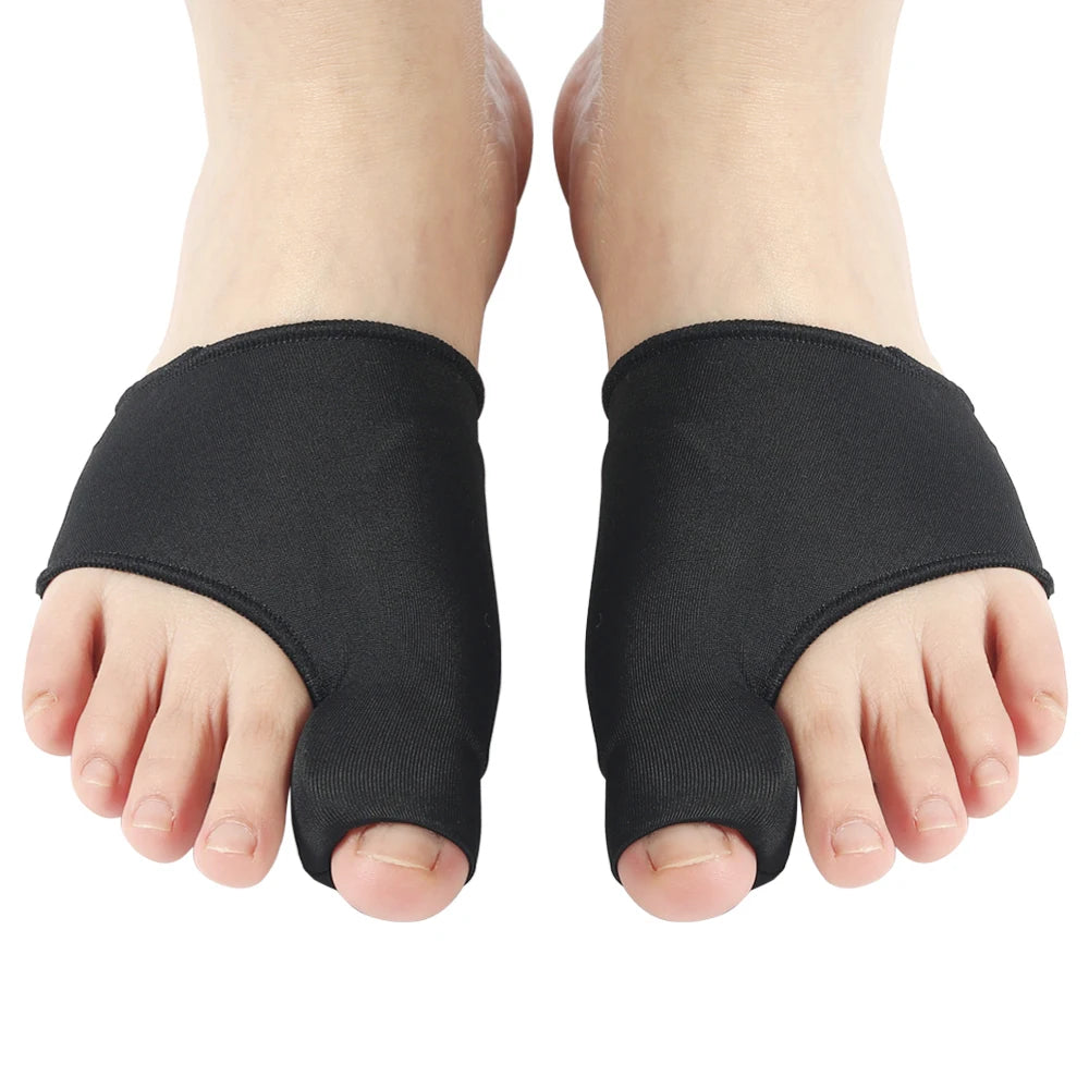 2Pcs Toe Separator Hallux Valgus Bunion Corrector Orthotics Feet Bone Thumb Adjuster Correction Pedicure Sock Straightener Tools