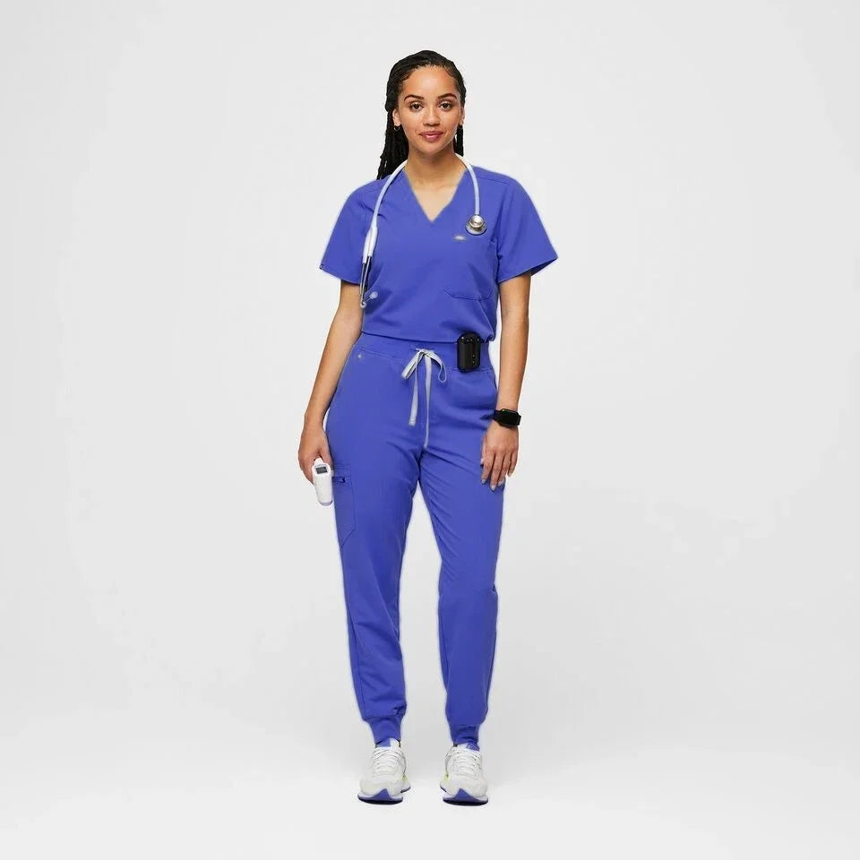 Ladies Scrubs Set Medical Tshirt Pharmacy Women Fashionable Nursing Scrub Overalls Beauty Salon Shirt Nurse Uniform for Hospital