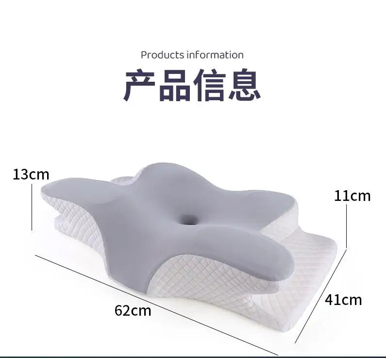 Cervical Neck Pillow Memory Foam Sleeping Pillows Ergonomic Orthopedic Neck Support Contour For Side Back Stomach Sleepers