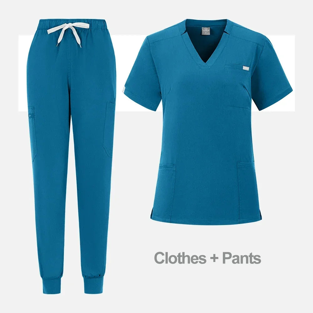 Wholesale Operating Room Medical Uniform Scrubs Hospital Working Scrubs Set Medical Supplies Nurse Dental Surgery Suit Workwear