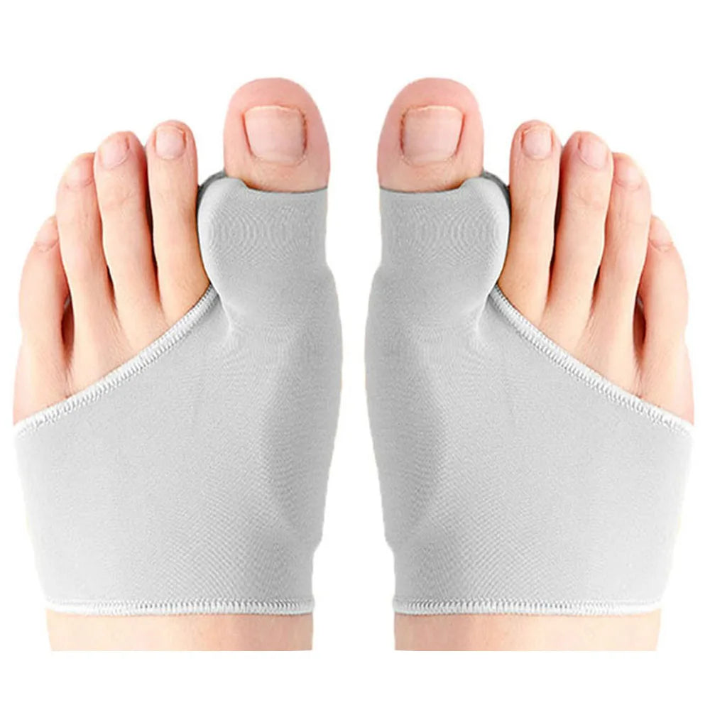 2Pcs Toe Separator Hallux Valgus Bunion Corrector Orthotics Feet Bone Thumb Adjuster Correction Pedicure Sock Straightener Tools