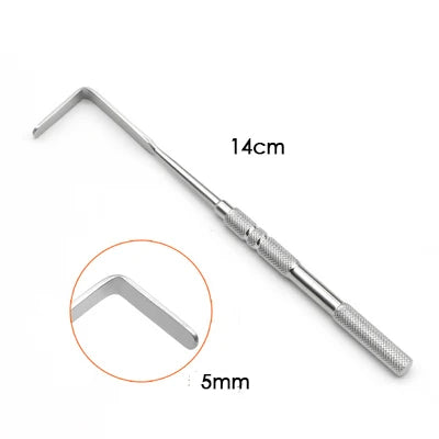 Double Eyelid Instrument Eyelid Retractor Pouch Double Tooth Retractor Nose Integrated Cosmetic Plastic Ophthalmic Surgery Tool