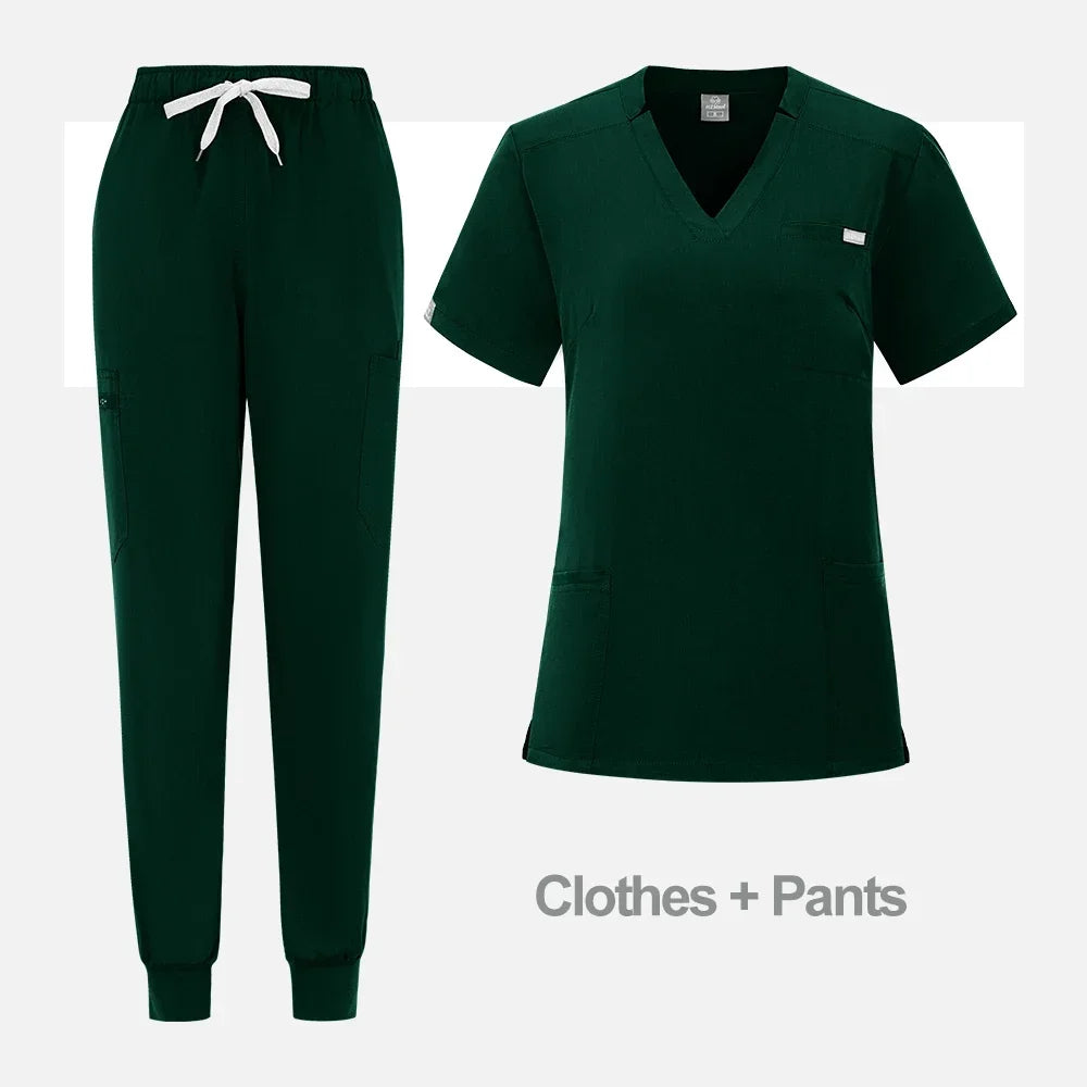 Wholesale Operating Room Medical Uniform Scrubs Hospital Working Scrubs Set Medical Supplies Nurse Dental Surgery Suit Workwear