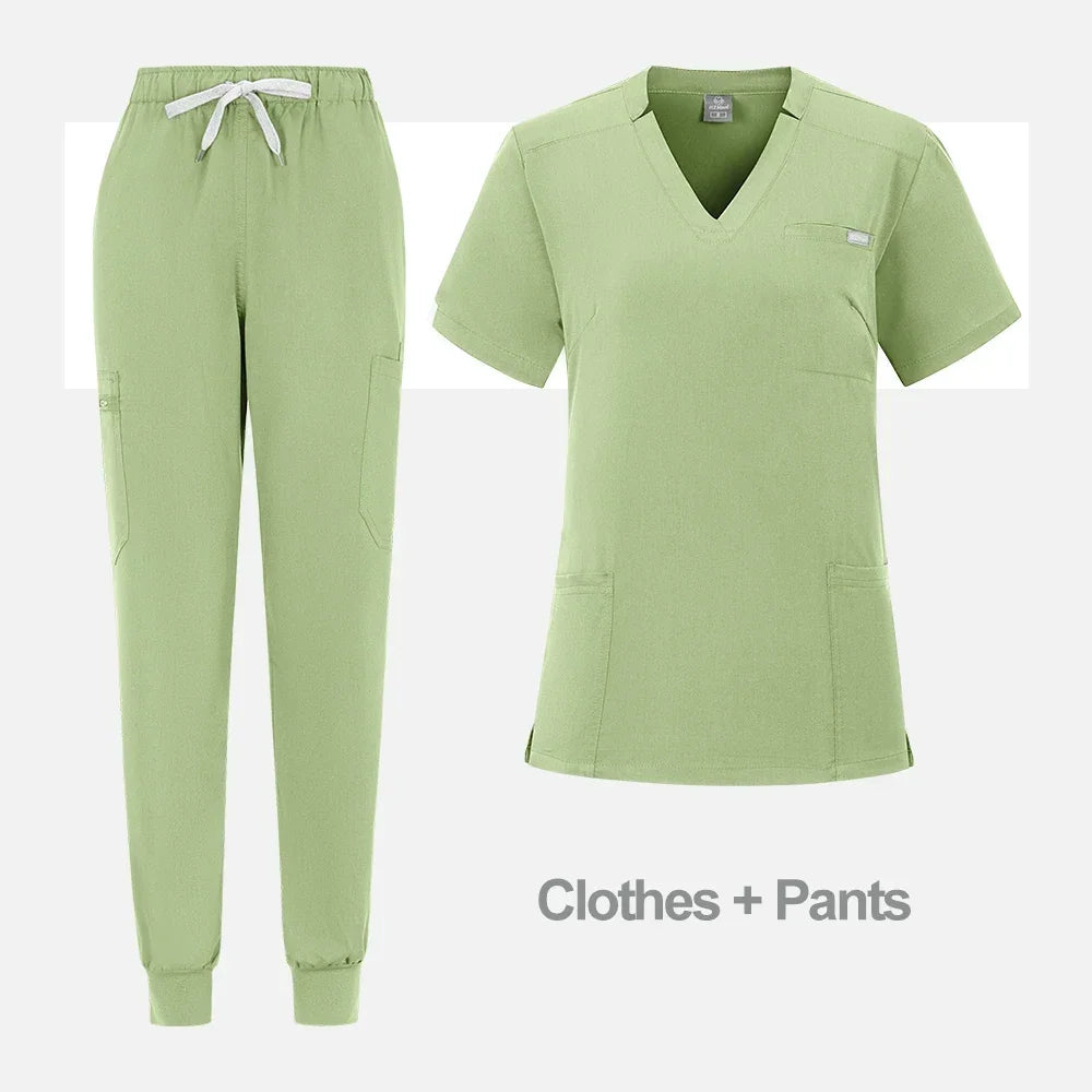 Wholesale Operating Room Medical Uniform Scrubs Hospital Working Scrubs Set Medical Supplies Nurse Dental Surgery Suit Workwear